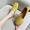 Women Flats Slip on Loafers Foldable Flats for Women Square Toe Single Shoes Hollow Out Fashion Party Casual Fashion Women Shoes 6