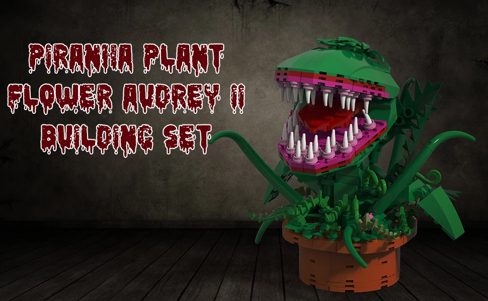 Audrey 2 Piranha Plant Building Toys Little Shop of Horrors