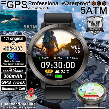 Rugged GPS Smartwatch 5ATM IP69K