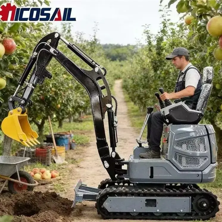 Beliebter, günstiger kleiner 1,8-Tonnen-Bagger, vollhydraulisch, chinesischer Minibagger zum Verkauf