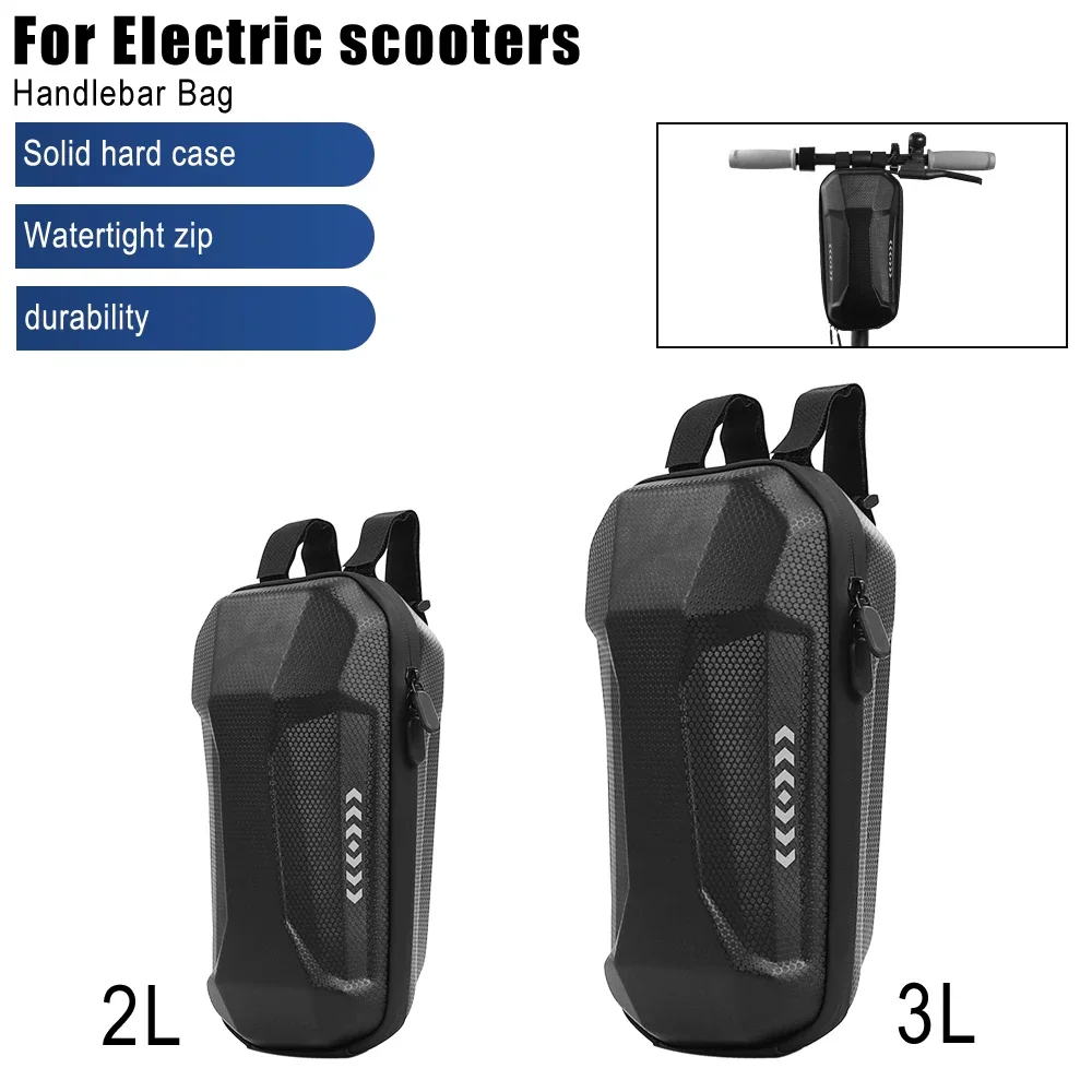 Elektroroller 2/3L Wasserdichte Hartschalen-Aufbewahrungstasche Fronttasche für Inokim OX OXO für Xiaomi/Ninebot/Kukirin G2 E-Scooter – Detail 1