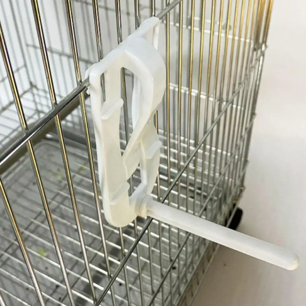 Budgie Hamster Pet Cage Accessories Plastic Vegetable Feeding Clamp Parrot Feeder Bird Food Holders Cuttlebone Clip