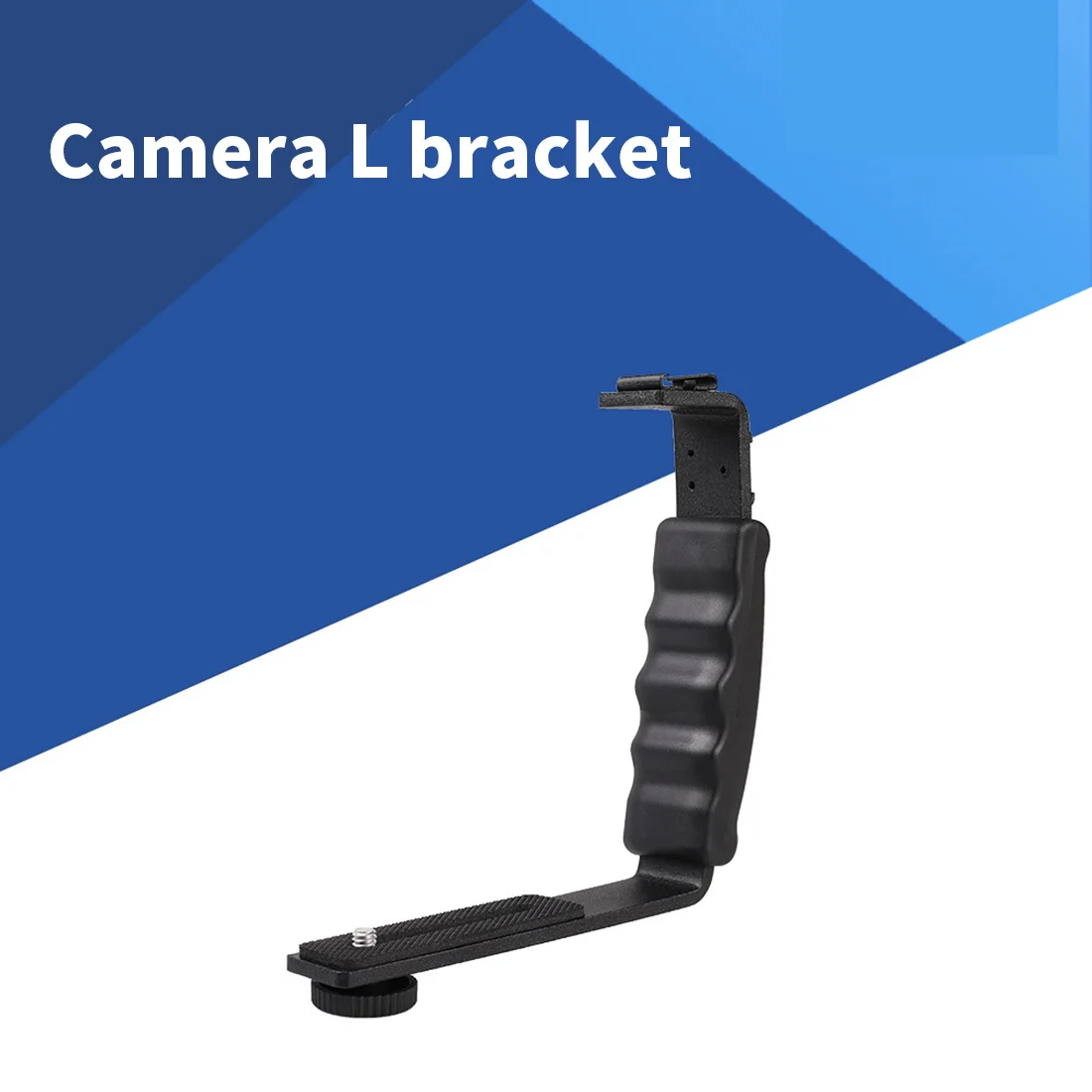 DSLR-Kamera L-Halterung Video DV Griff Grip Blitzlicht Kaltschuhhalterung 1/4 Stativ für DJI OSMO Mobile 3 4 Gimbal Vlog Filmherstellung – Detail 2