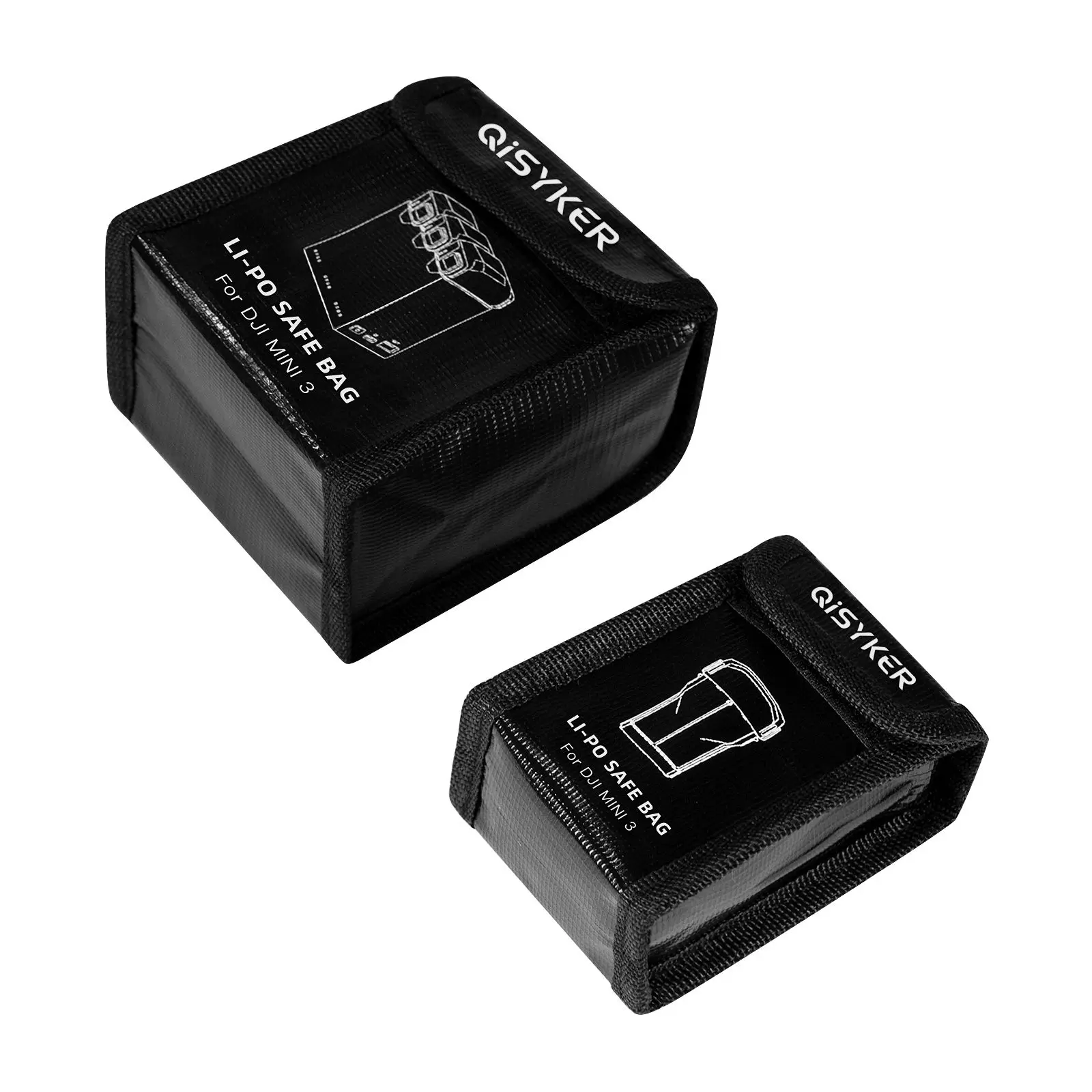 Description Picture 6 of item1PC Battery Protective Bag for DJI Mini 3 Pro Fireproof Battery Safe Bag Lipo Battery Bag Protector Camera Drones Accessories