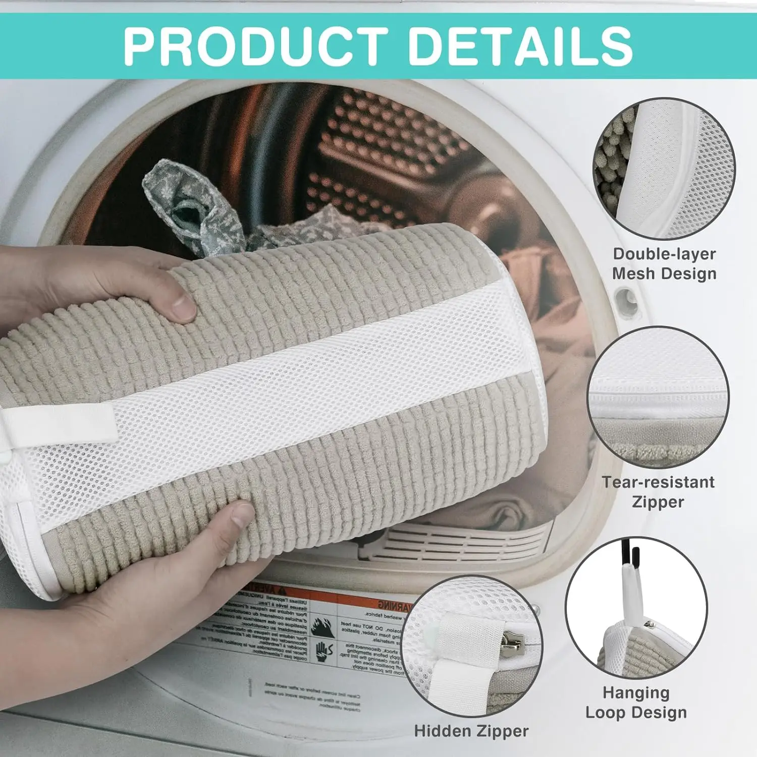 1pc Shoe Wash Bag Keep Shoes Clean Washing Machine Shoe Wash Bag Reusable Durable Zip Cleaning Bag shoe washing bag