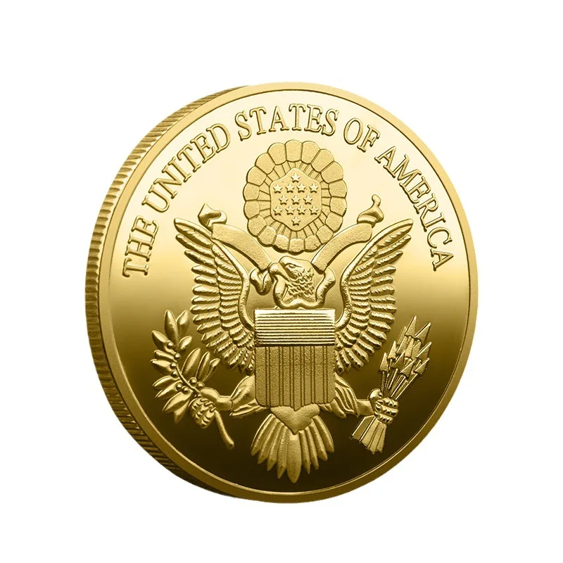 Commemorative Coin American Eagle of Liberty Double Eagle Lucky Gold Silver