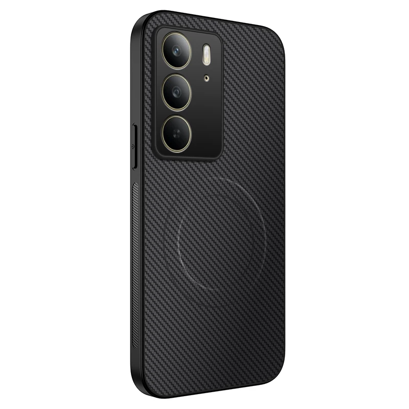 Luxury Kevlar Fiber Textured Magnetic Shockproof Bumper Case