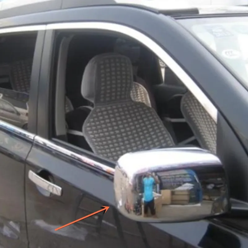 ABS Chrome Rearview Side Door Mirrors Cover Trim Car modeling FOR