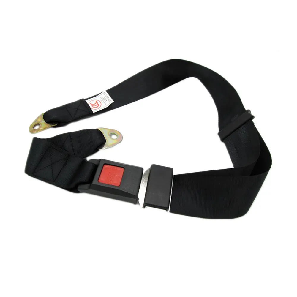 1.2M Adjustable Seat Belt Car Truck Lap Belt Universal 2 Point Safety Travel Karting Accessories Two-point Safety