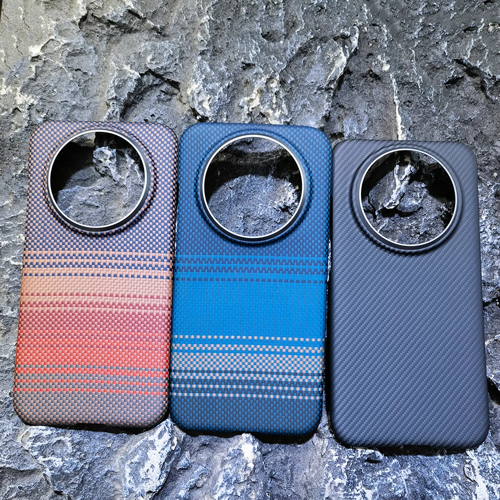 Magsafe Magnetic Carbon Fiber Aramid Case - Premium Fabric Design
