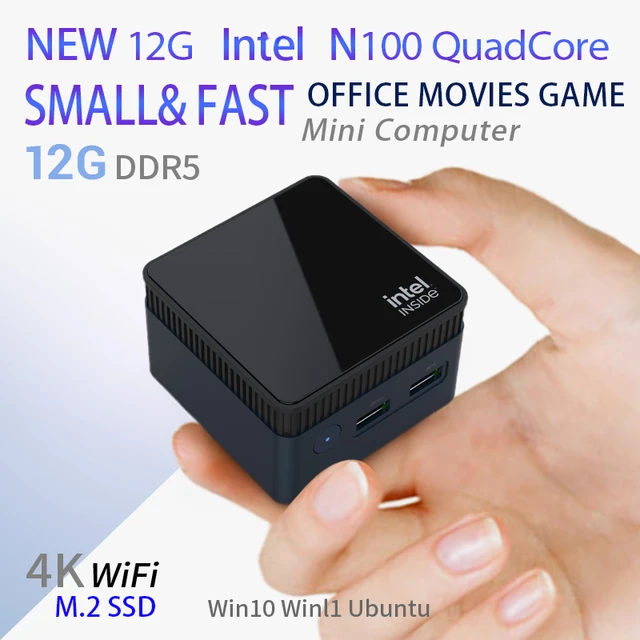 N100 Mini PC Windows 11 Pro, Intel 12th Alder Lake N100 Mini