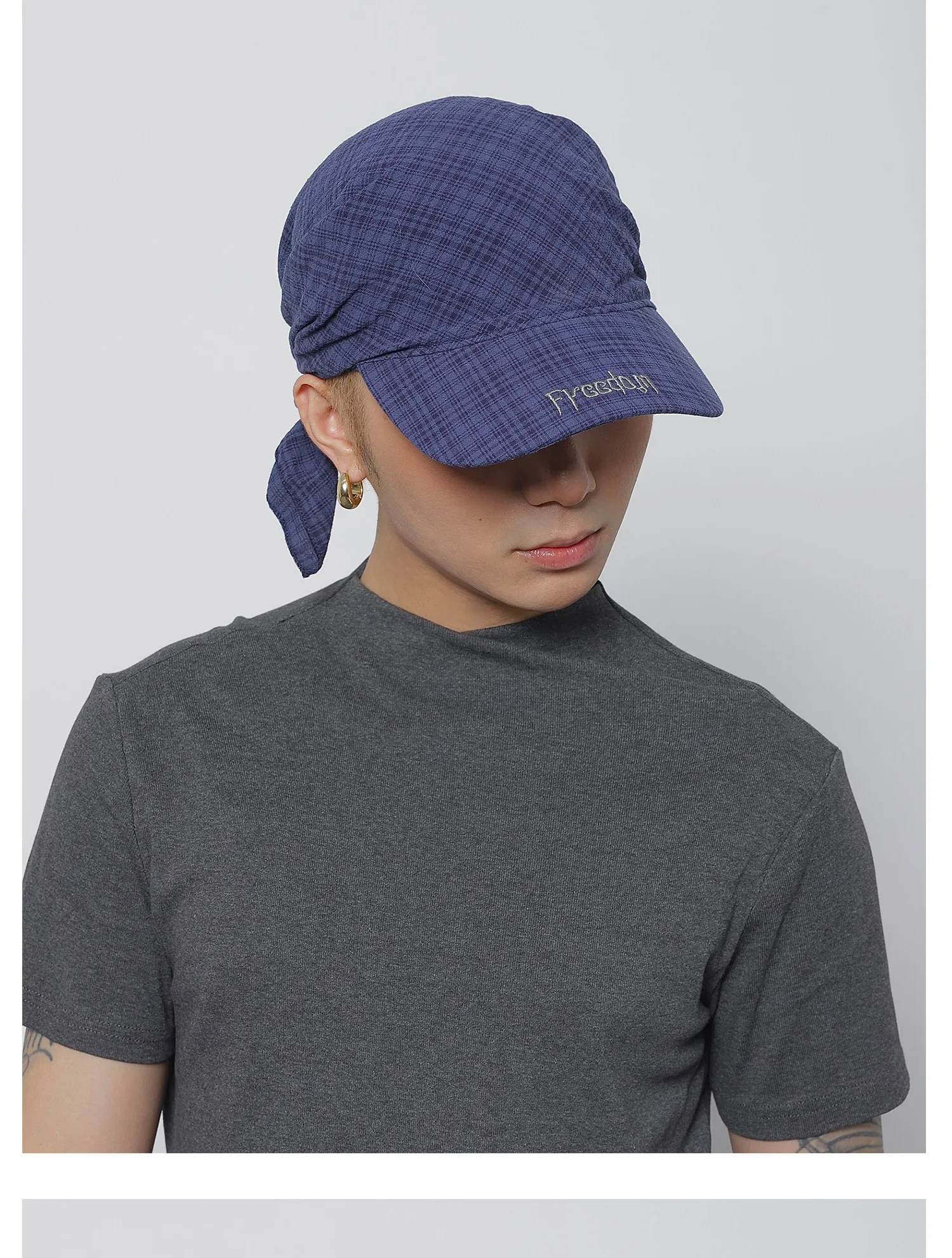Outdoor-Camping-Stil Sonnenschutzhut für Damen und Herren, Schalhut, cooler Street-Sonnenschutzhut, breitkrempiger Hut, Kopftuchhut – Detail 17
