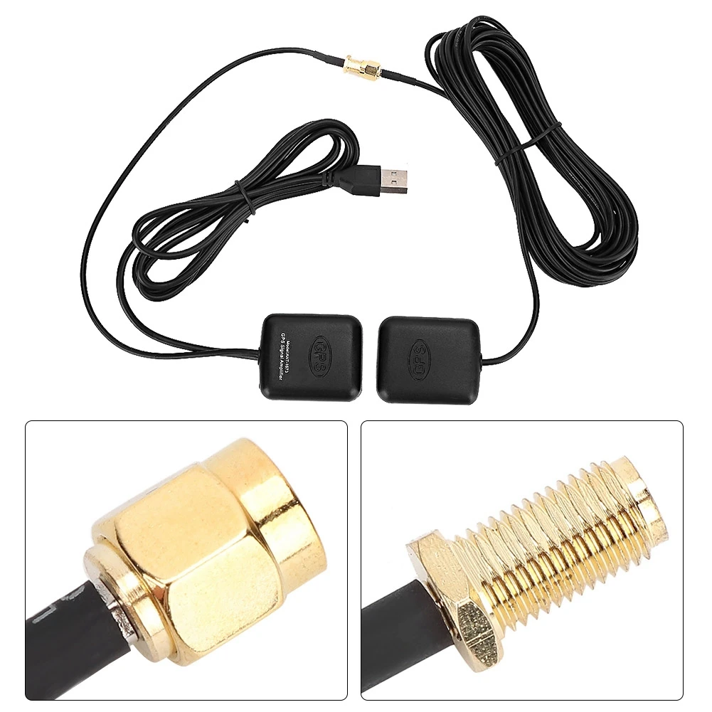 Amplificateur GPS ANT-1573 avec Antenne + Récepteur USB 5V
