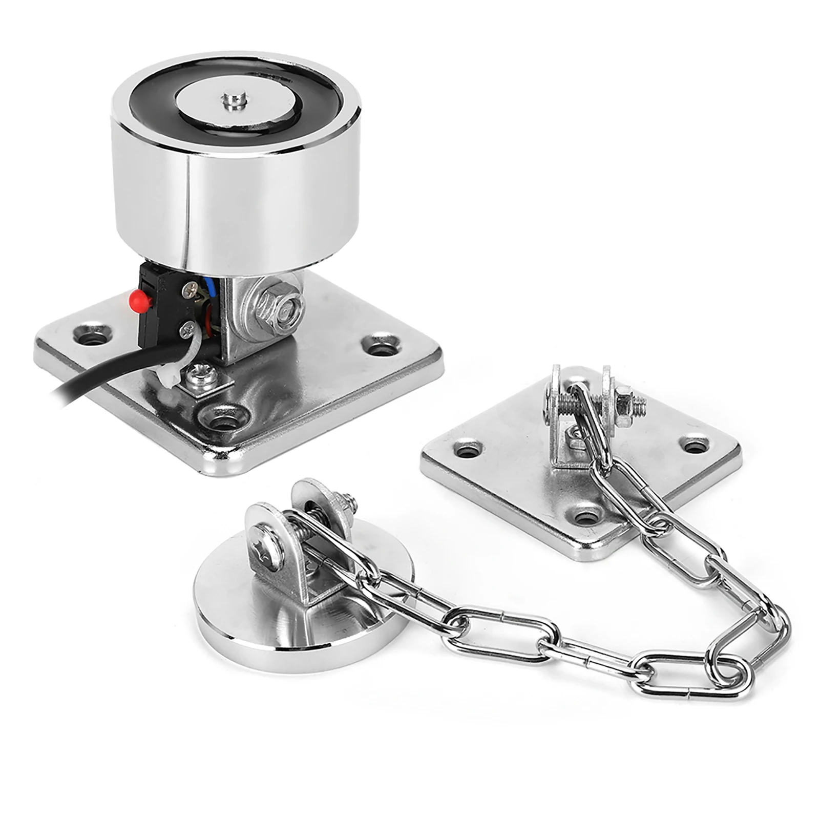Magnet Door Stopper Magnet Fire Door Holder Suction 50KG Holding Force Floor Wall Mount Easy Installation Wall Mount Holder