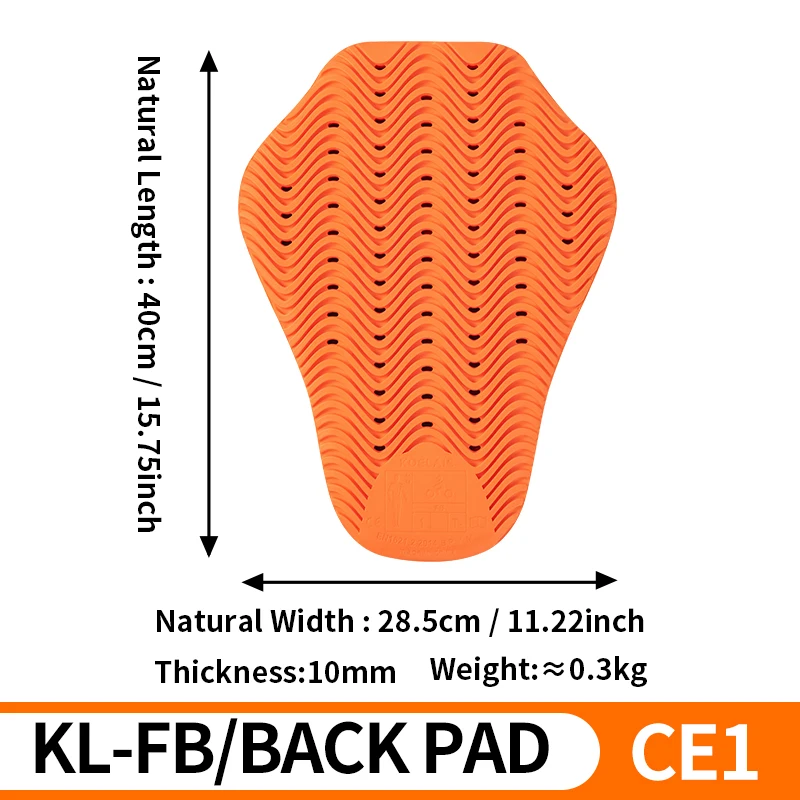 Universal Motorcycle Armor Jacket Insert Back Protector Motorbike Shoulder Elbow Knee Pads Built-In Protective Gear CE 1/2 Certi