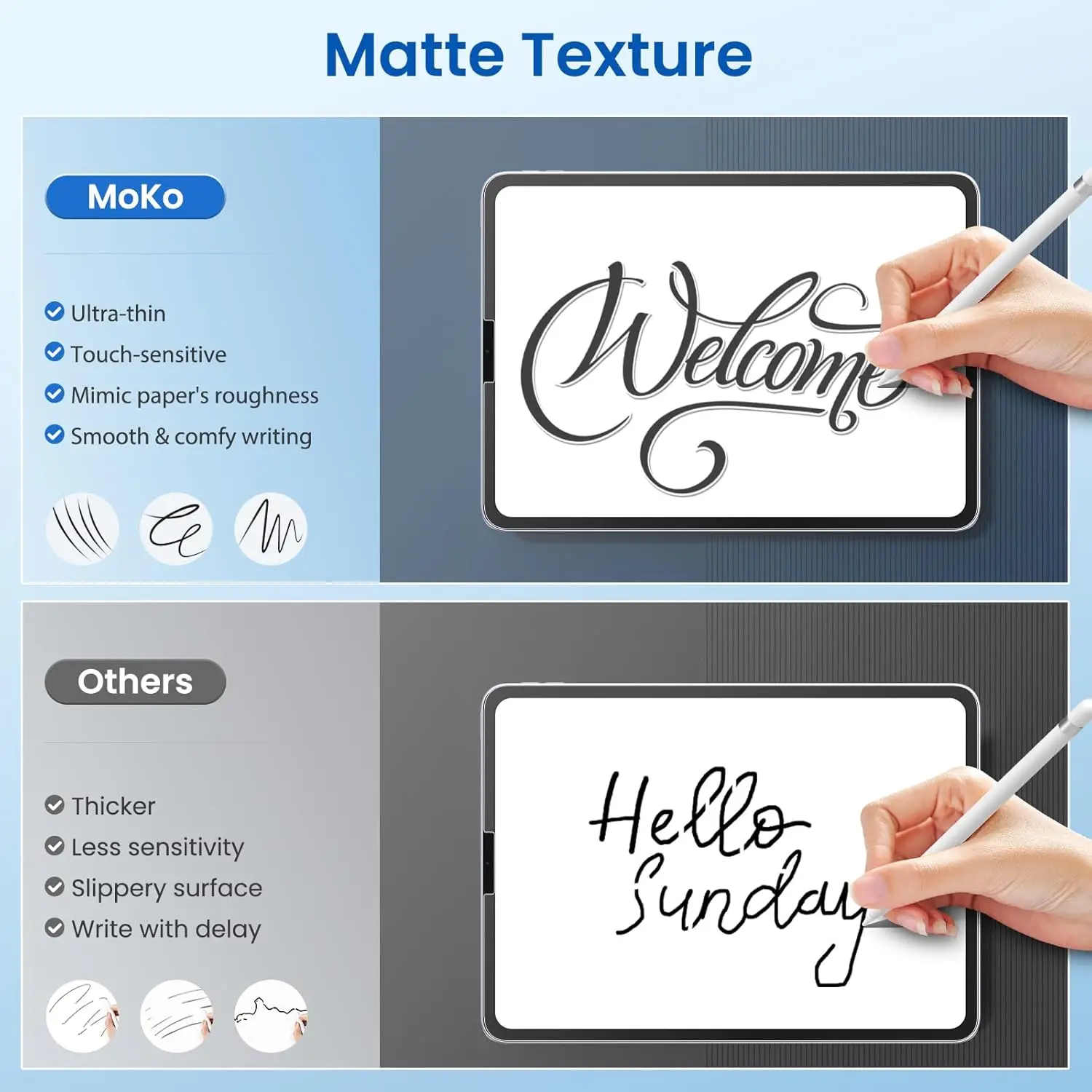 Dual Pack Paper-Like Screen Protector