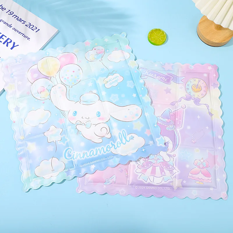 

Hello Kitty Sanrio Ice Mat Kawaii Anime Kuromi Cinnamoroll MyMelody Office Chair Seat Cushion Summer Girl Heart Cute Cartoon Toy