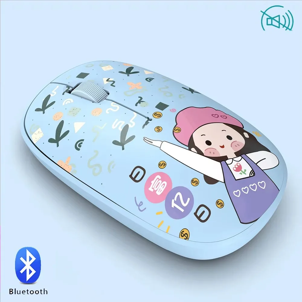 High-Quality Wireless Silent Bluetooth Cartoon Mouse