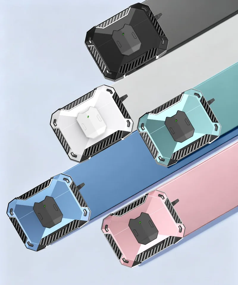 Carbon Fiber Protective Case with Secure Lock and Hook