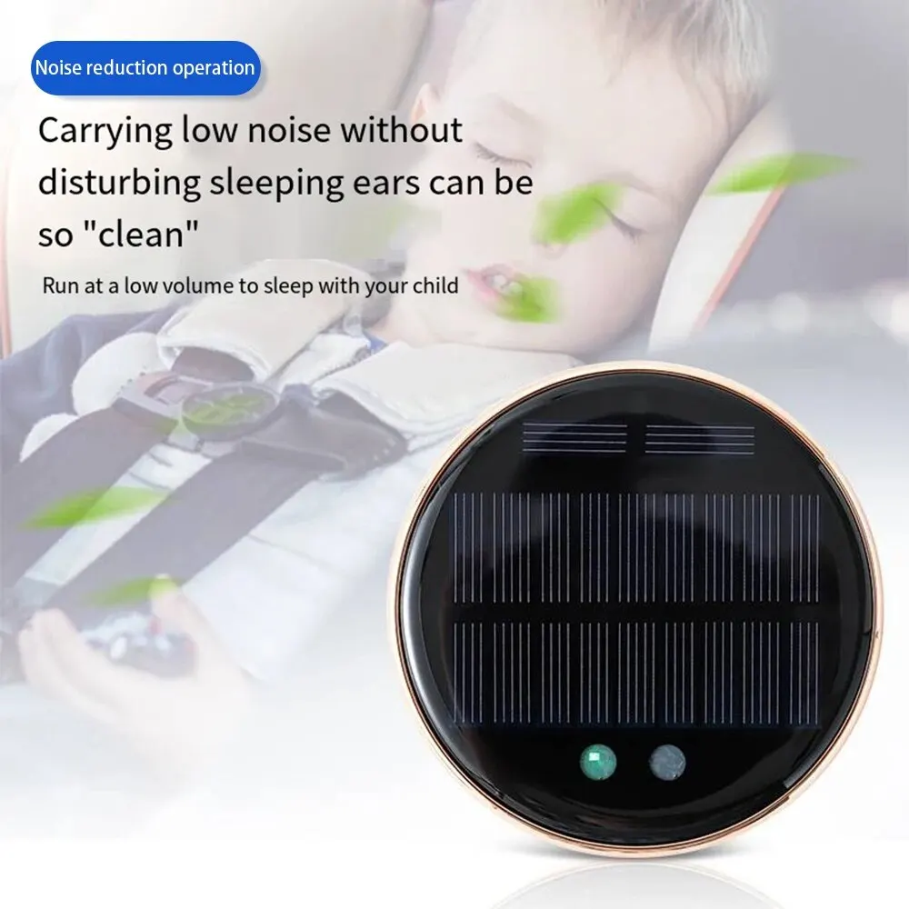 HD-2305 Car Air Purifier Solar-Powered Vehicle Air Purifier Car Oxygen Bar with Ozone and Negative Ion Odor Elimination air purifier