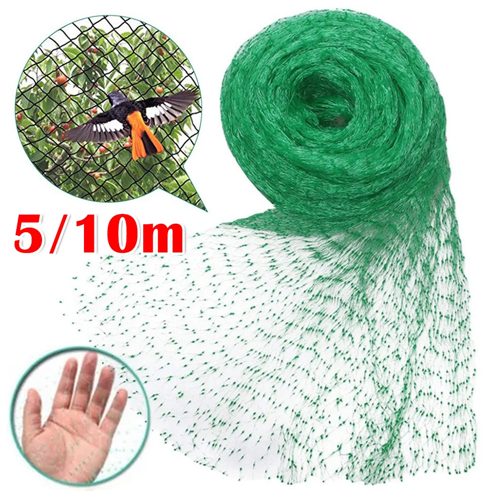 Anti Bird Net Mesh Nylon Garden Protective Fencing Mesh Reusable Corrosion Resistance Protector Field Pest Control Supplies