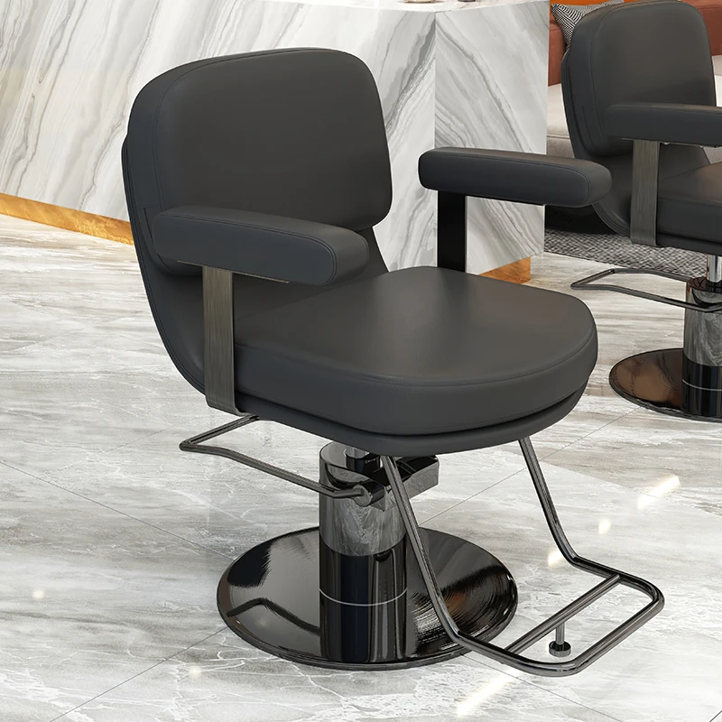 

Lash Wheel Luxury Barber Chairs Makeup Cosmetic Vintage Spinning Barber Chairs Ergonomic Kapperstoel Commercial Furniture YQ50BC