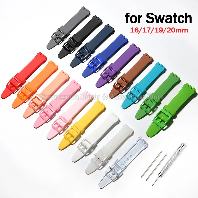 Colorful Silicone Rubber Watch Strap - Sporty and Stylish Wristband