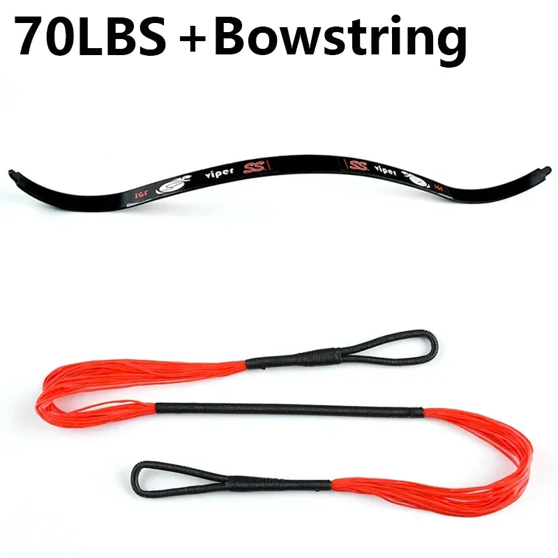 Archery Bow String Thread Bowstring Material 60/70 Pound Carbon Steel Bow Limb Shooting Fish Bow String 24 Strand 16.73 Inch Outdoor Hunting and Shooting Accessories