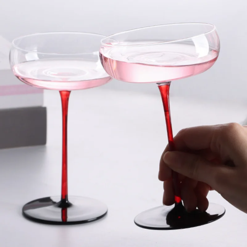 Gobelet à Cocktail à fond Concave, de haute qualité, pour le