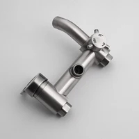 Kemaidi ก๊อกน้ำห้องน้ำแปรงนิกเกิลผสมอ่างอาบน้ำ, ชุดฝักบัวผสมอ่างอาบน้ำติดผนังก๊อกน้ำร้อนน้ำเย็น 6