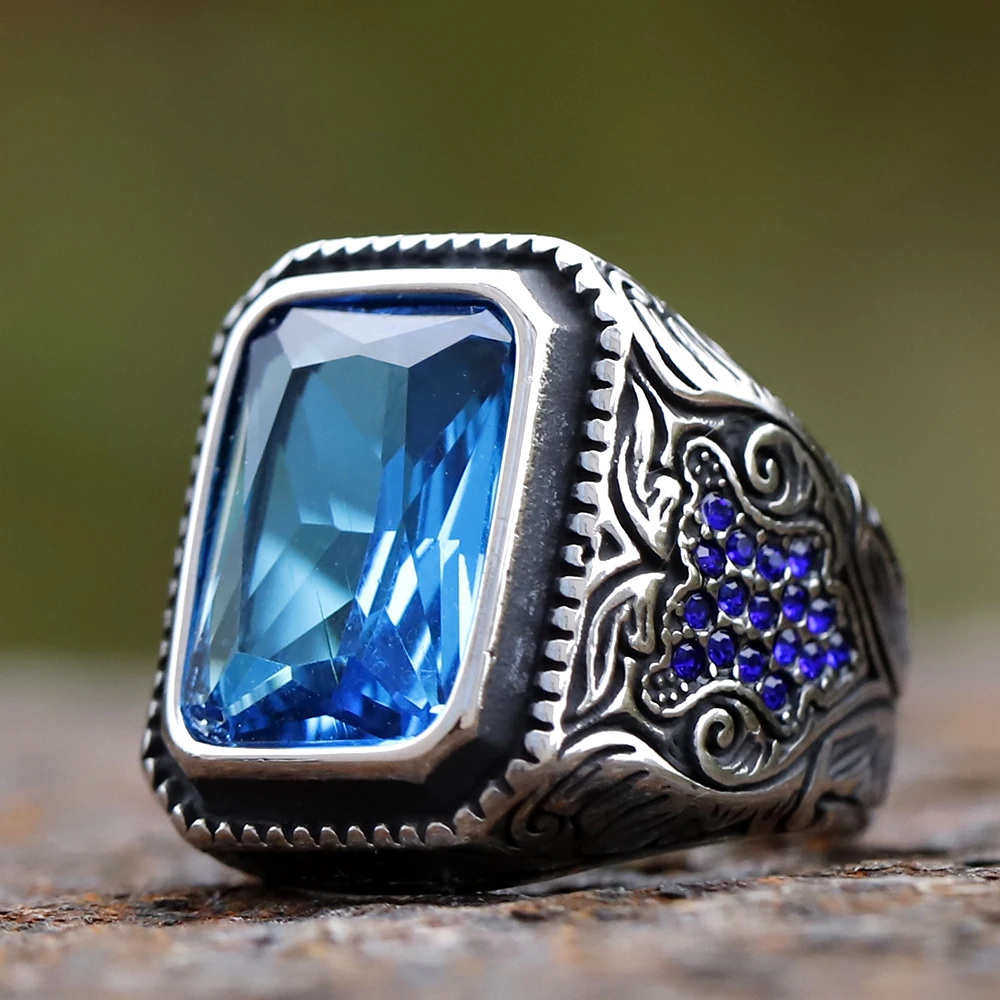 Bague émeraude: Halo Coussin Coupe Simulée Emerald Bague, Bague, Bagues Pour Femmes, Bagues