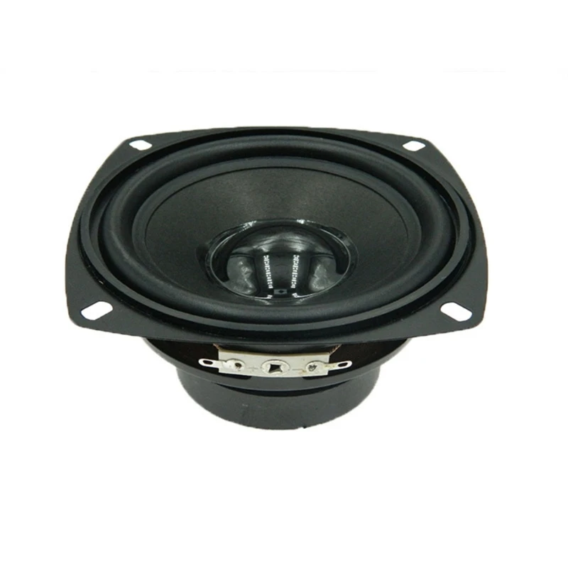 2Pcs 4inch 4Ohm 20W Low Frequency Waterproof Full Requency Bass Speaker Tweeters