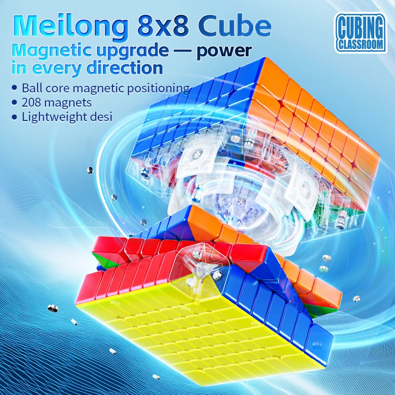 LiangCuber Moyu Meilong 9X9 Magic Cube stickerloze