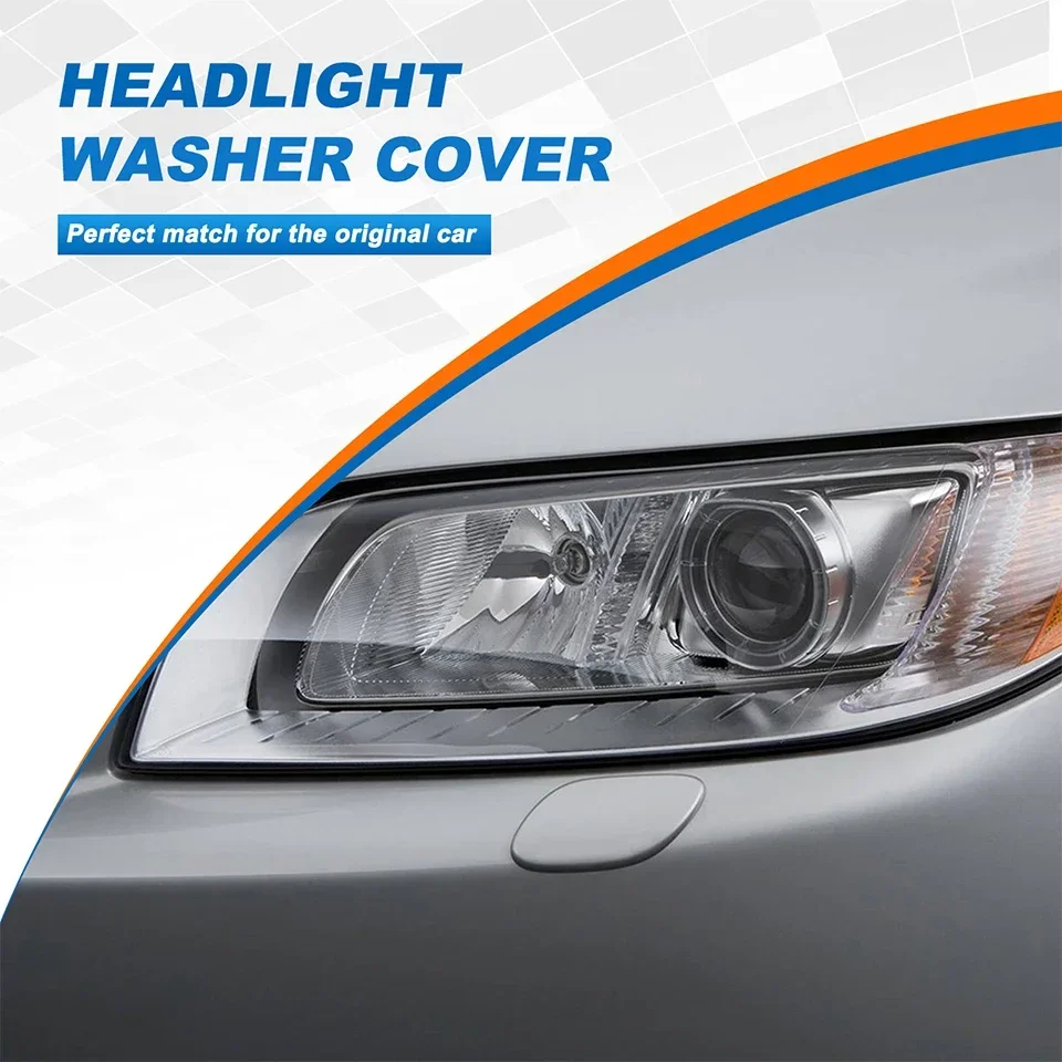 볼보 S80 2007 2008 2009 2010 2011 2012 2013 39870059 39870060 자동차 앞 범퍼 헤드라이트 와셔 스프레이 깍지 커버 캡