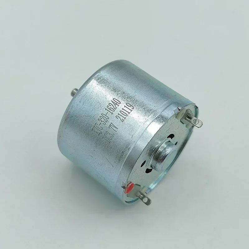 RF-320CH-16240 미니 24mm 전기 모터 DC 1.5V 3V 3.7V 5V 6V 9000RPM 마이크로 무음 원형 스핀들 모터 DIY 취미 장난감 모델