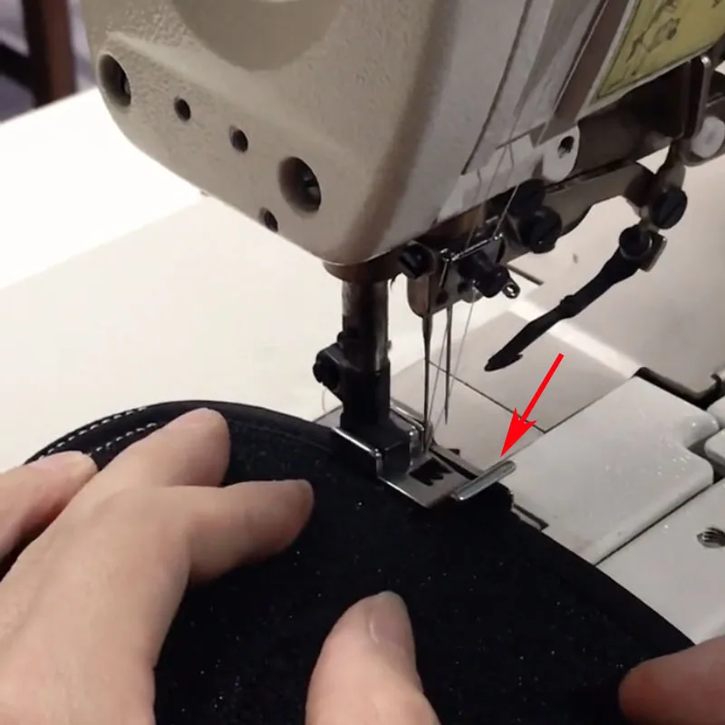 5.6mm/6.4mm Edge Guide Presser Foot Fit Most Coverstitch