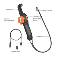 Dodosee 360 °   Caméra endoscopique articulée bidirectionnelle type-c HD 1080P, Endoscope industriel d'inspection de voiture pour IOS Android 3