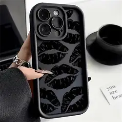 Lips Kiss Design Soft Phone Case - Couples Edition for Nova 7 SE (S13172)