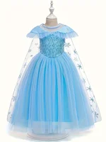 Stunning Frozen Elsa Dress With Led Light For Girls