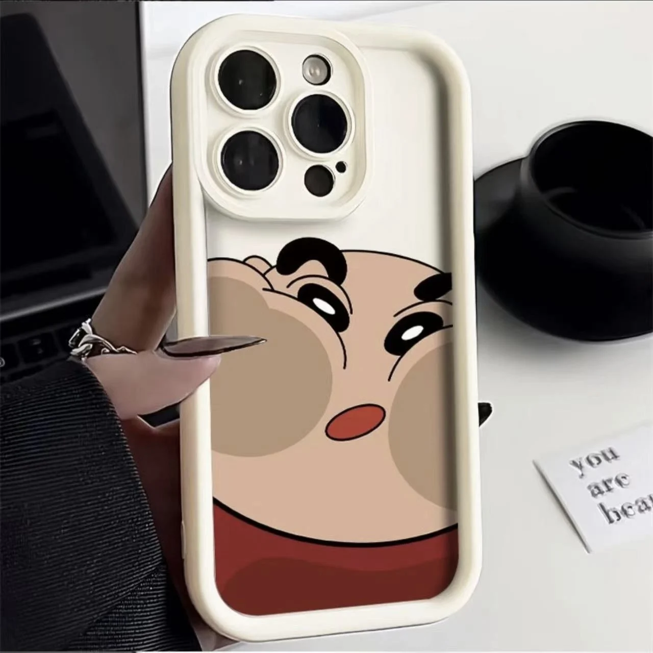 C-Crayon S-ShinChan Soft Case for iPhone 15 14 13 12 11 Pro
