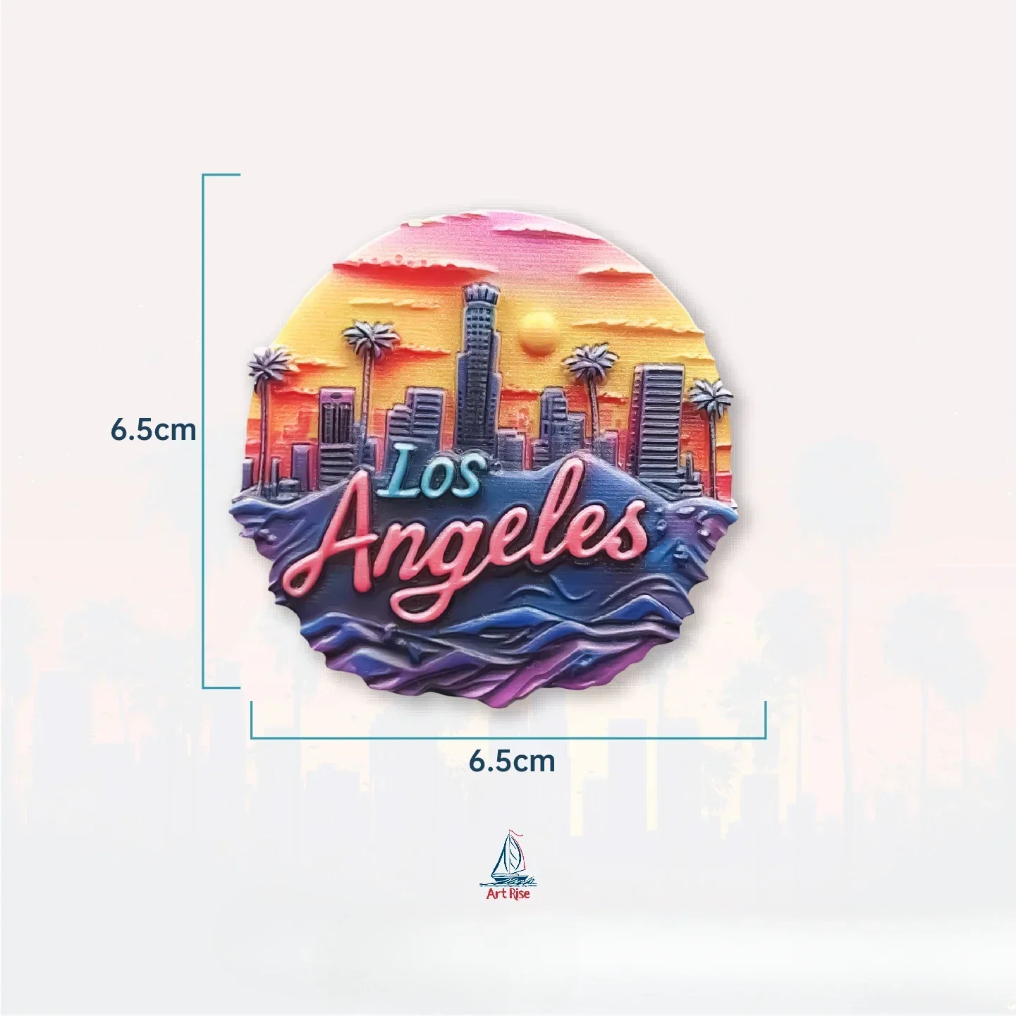 World Scenic Resin Refrigerator Magnet Stickers LA USA Mexico Australia Japan Brazil Canada Travel Souvenirs