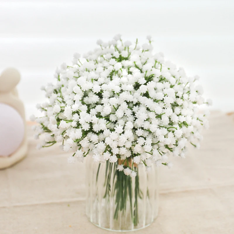 Artificial Baby's Breath Bouquet Plastic Fake Flowers Home Living Room  Table Decoration Fake Flowers Eternal Flowers - AliExpress