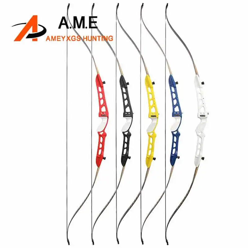 

Teen Archery Recurve Bow 66Inch Shooting 14-24lbs Split Takedown Bow Bamboo Core Limbs for Right Hand Trainning Target Bow