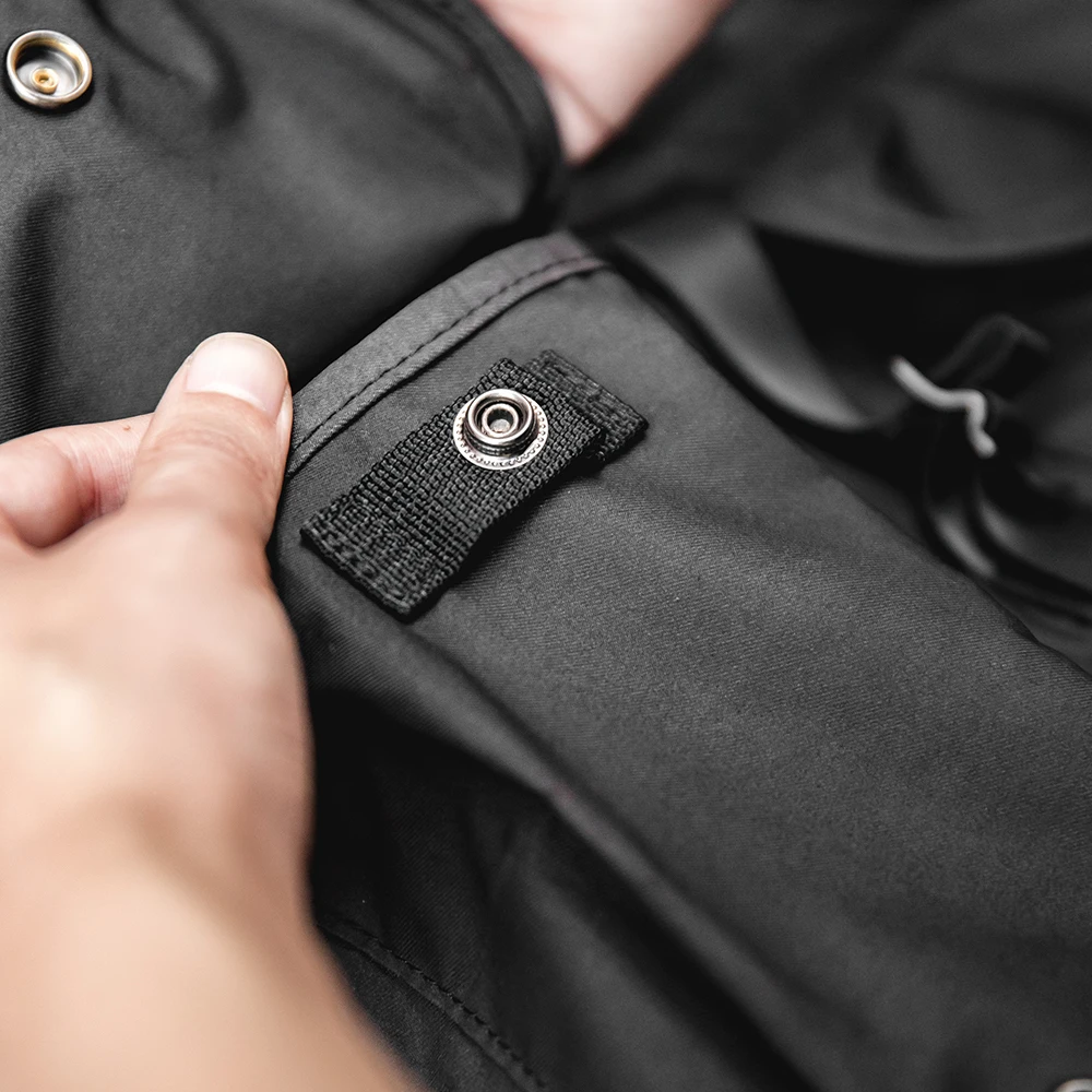 Maden Functional Style Large-capacity Helmet Messenger Bag Black Shoulder Portable Camera Computer Bag Tote Handbag for men