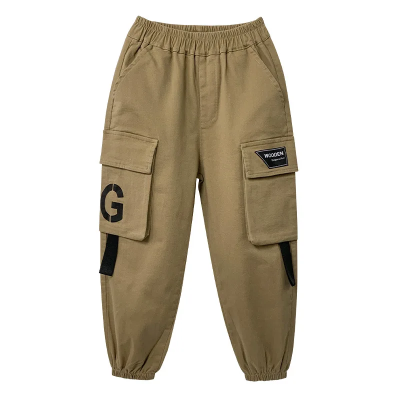 Pantalon Cargo Pour Garçon - Léger Et Respirant Pour L'été - Coupe Ample Confortable - Idéal Pour Le Sport Et Le Quotidien