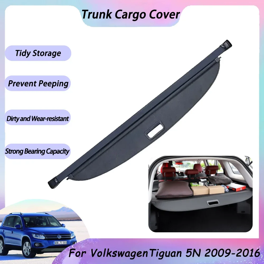 Trunk Cargo Cover For Volkswagen VW Tiguan MK1 5N 2009~2016 Accessories Car  Rear Storage Organizer Shades Shield 2010 2015 2012 - AliExpress