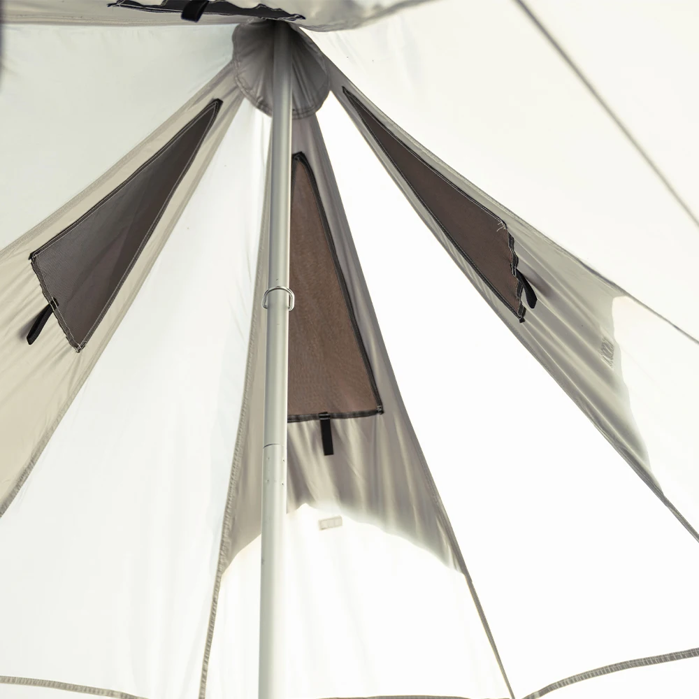 MOBI GARDEN 4–6 Person Pyramid Camping Tent – Forest Tower 280 4