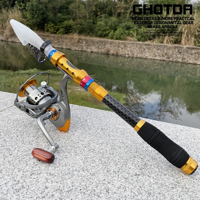 Fishing Kit Telescopic Fishing Rod Spinning Reel Metal Spool Coil Superhard  Pole 1.8/2.1/2.4/2.7/3.0/3.6m - Rod Combo - AliExpress