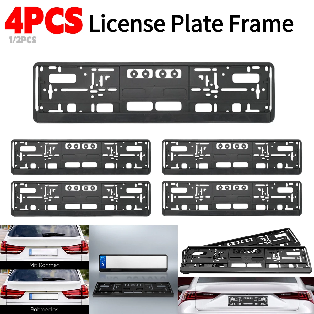 41PCSLicensePlateFrameEUAUStandardCarLicensePlateBracket