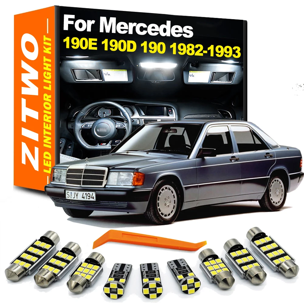 Zitwo 14個ledインテリア読書電球メルセデスベンツ190E 190D 190 W201 
